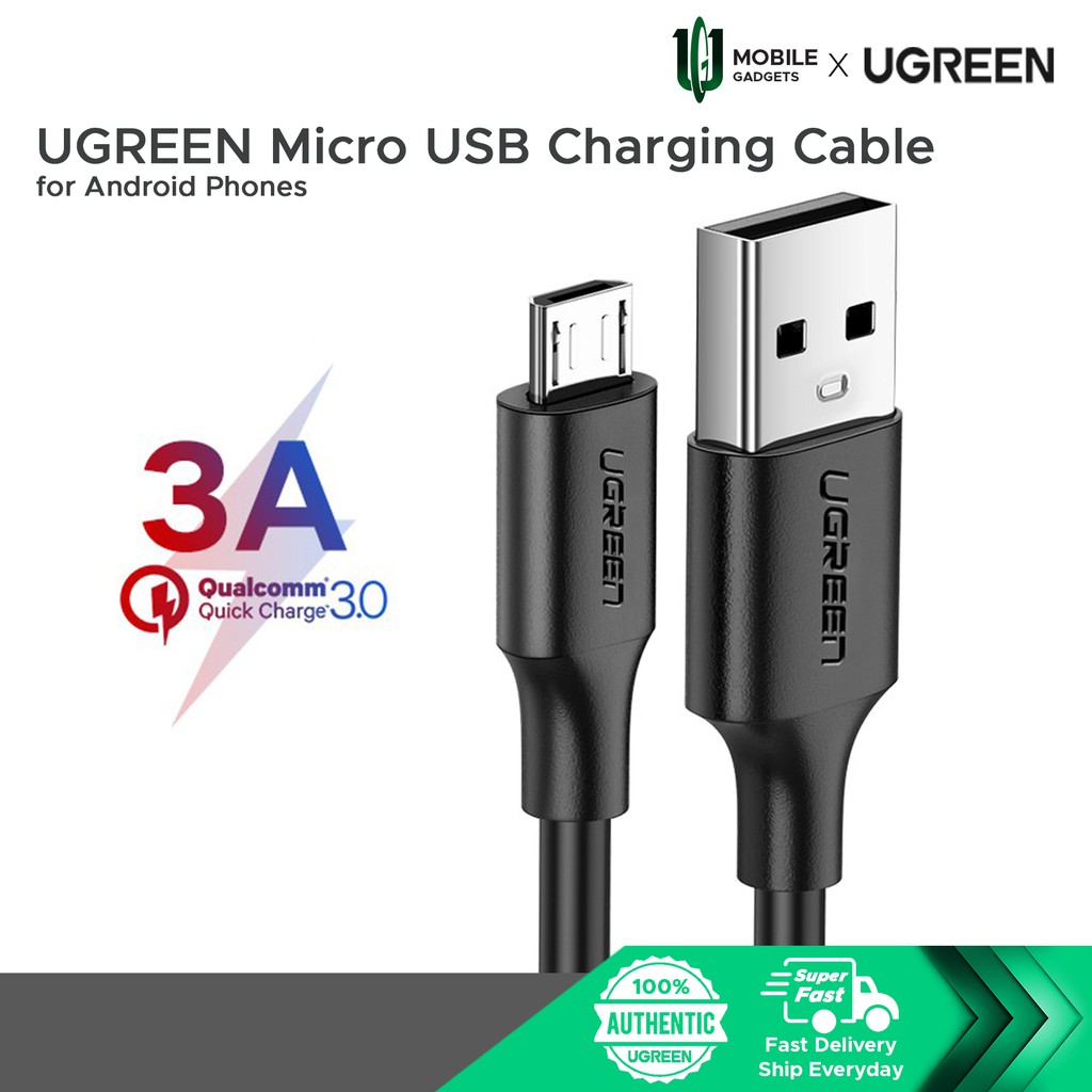 UGREEN สายชาร์จ Micro USB สําหรับโทรศัพท์ Android