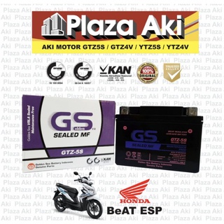Aki Motor Kering MF Honda Beat ESP GTZ5 GTZ5S GTZ-5S GTZ 5S Golden Sea Accu Kering MF (GTZ5S)