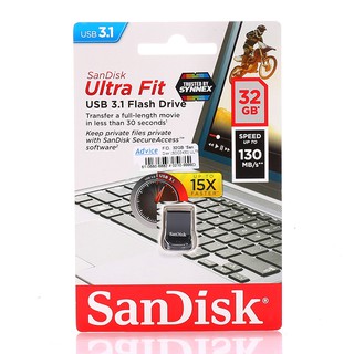 32GB SanDisk CRUZER ULTRA FIT (SDCZ430) USB 3.1