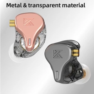 หูฟัง KZ DQ6S 3DD หูฟังอินเอียร์ หูฟังเบสหนัก ไดรเวอร์ไดนามิกแม่เหล็กคู่ In Ear Earphone หูฟังกีฬา HiFi [ของแท้ 100%]