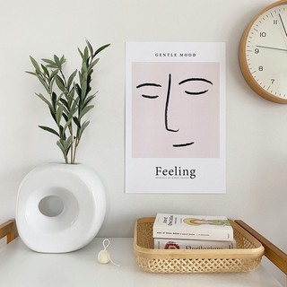 Poster - ”Feeling” Gentle Mood ภาพมินิมอลแต่งห้อง