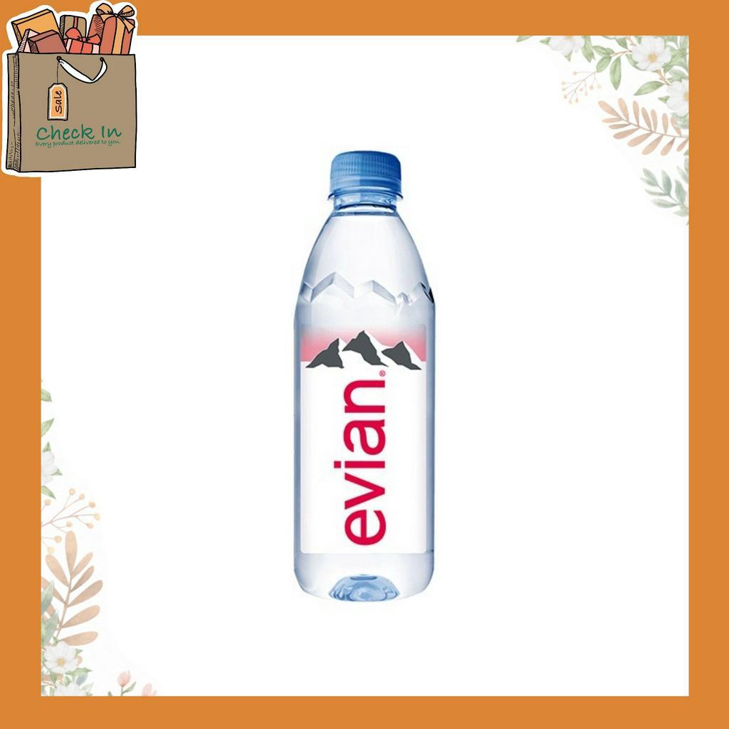 Evian Natural Mineral Water เอเวียง น้ำแร่ธรรมชาติ ขวดพลาสติก 330 มิลิลิตร 500 มิลิลิตร 1 ลิตร 1.5 ลิตร