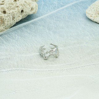 เครื่องประดับ Rock Me Jewelry รุ่น Simple Wave Ring แหวน ทองเหลือง ประดับพลอย