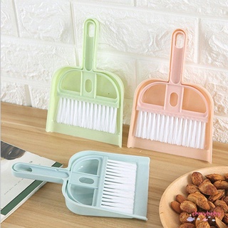 Mini Desktop Sweep Cleaning Brush Small Broom Dustpan ชุดไม้กวาดน้อยน่ารัก [8/16]