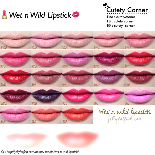 Wet N Wild Megalast Lip Color 910d 919b Shopee Thailand 