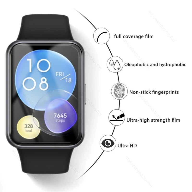 3d PMMA ฟิล์มป้องกันเต็มขอบ สําหรับ Huawei Watch Fit 2 Fit2 ป้องกันหน้าจอ