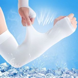 Hand socks summer arm protector outdoor running motor sports sleeve protective ice silk arm gloves 003