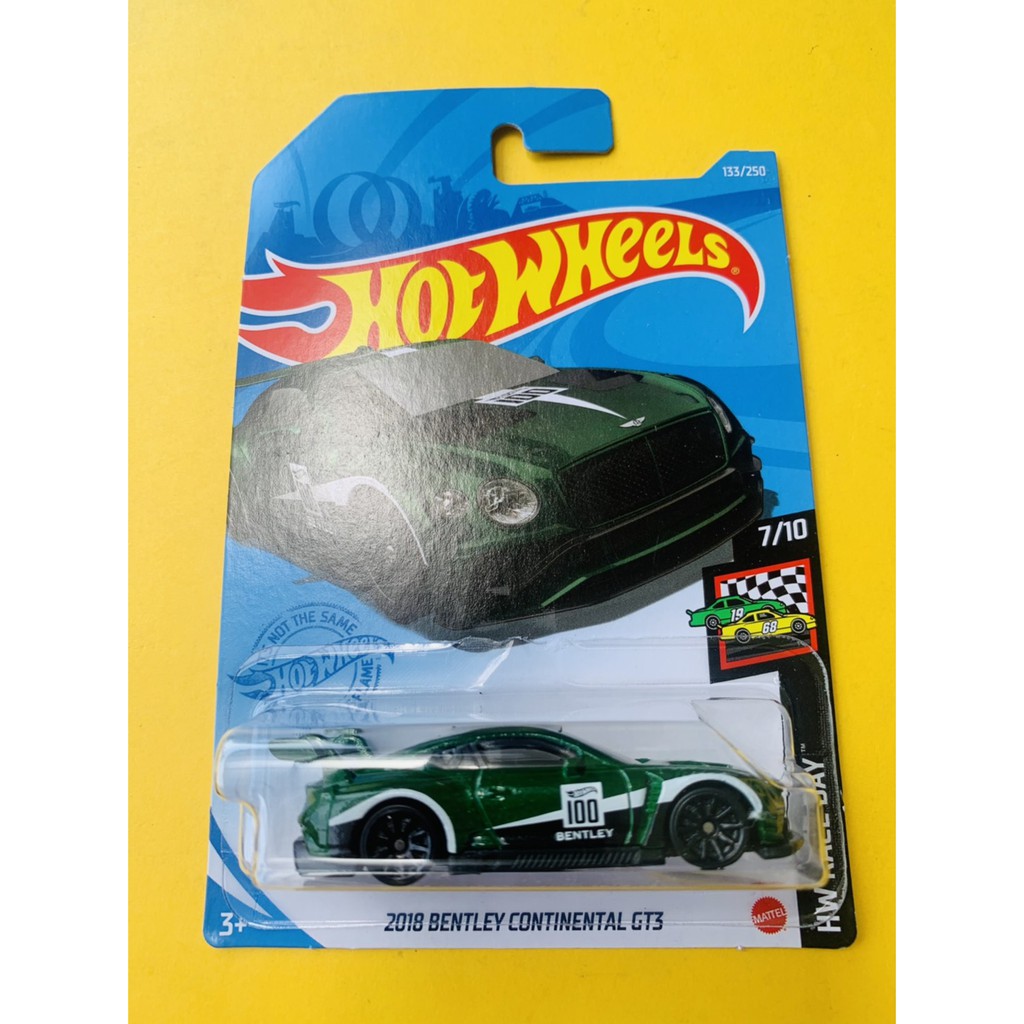 hot wheels 2018 bentley continental gt3