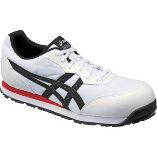 ASICS รองเท้าเซฟตี้ทรงสปอร์ต Winjob CP201 PROTECTIVE SNEAKERS (White x Black)