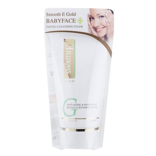 Smooth E Gold Anti-Aging &amp; Whitening Foam 120g. สมูทอี โกลด์ แอนตี้เอจจิ้ง ไวท์ โฟมล้างหน้าลดริ้วรอย