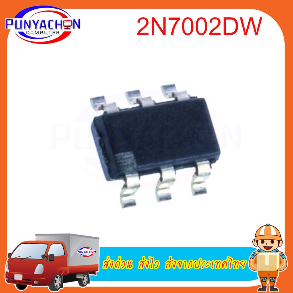 5pcs/lot   2N7002DW-7-F 2N7002 SOT-363 DUAL N TRANSISTOR 2N7002DW MAKRING K72 702  new original (5 ช
