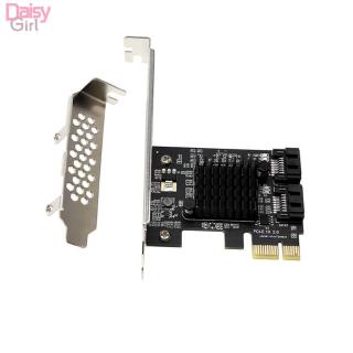 แผ่นวงจรส่วนขยาย Pcie Pci Express เป็น 6 Gbps Sata 3.0 2 พอร์ต Sata Iii