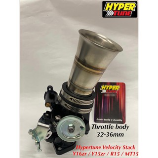 Hypertune Velocity Stack สําหรับคันเร่ง Body Std &amp; ขนาด 32-36 มม. Y15zr, Y16zr, R15, MT15