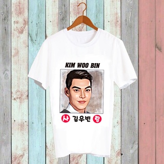 เสื้อยืดดารา เสื้อยืด Fanmade เสื้อแฟนเมด เสื้อยืดคำพูด เสื้อแฟนคลับ ศิลปินเกาหลี FCB40-28 คิมอูบิน Kim Woo Bin