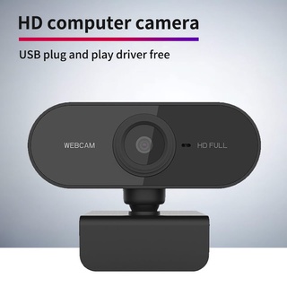 【ส่งไวจากกรุงเทพ】Webcam กล้องเว็บแคม Camera ติดตั้งไมโครโฟนกล้องหมุนกล้อง Mini HD 1080P กล้องติดคอม กล้องเว็บคอมพิ