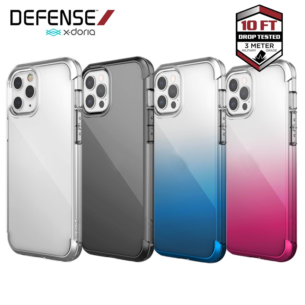 X-doria Defense AIR เคสใสกันกระแทก สำหรับ iPhone 12 Pro Max / 12 Pro / 12 / 12 mini / 11 Pro