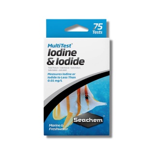 Seachem MultiTest ™ Iodine &amp; Iodide - ชุดตรวสอบวัดค่าน้ำ Iodine &amp; Iodide