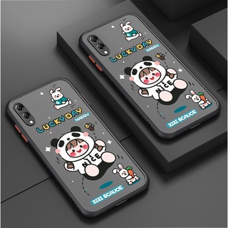 ใหม่ เคส Xiaomi Redmi 9A 9C 9T 9 8 8A 7 7A 6 6A Pro Phone Case New thin anime เคส หรูหรา แบบแข็ง ขอบเหลี่ยม กันกระแทก สีดำ ของผู้ชาย หนัง เคสโทรศัพท์ น่ารัก แฟชั่น