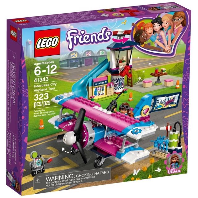 เลโก้แท้​ LEGO Friends 41343 Heartlake City Airplane Tour