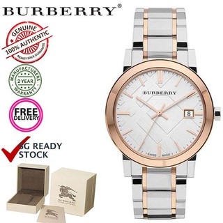 Burberry BU9127 The City Classic Two Tone Women Watch [In stock SG]นาฬิกาแฟชั่น