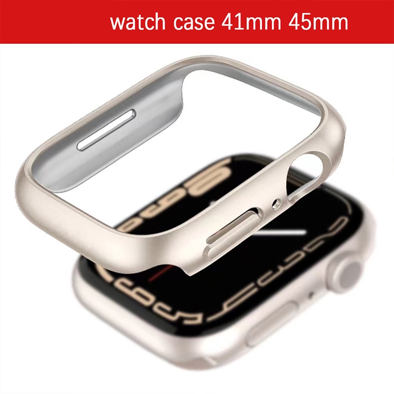 เคสนาฬิกาข้อมือ PC กันกระแทก สําหรับ Watch Case Series 7 41 มม. 45 มม. 40 มม. 44 มม. 38 มม. 42 มม. iWatch iWatch 7 654 321