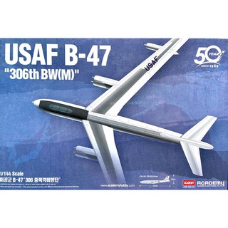 โมเดลเครื่องบิน Academy Model 1/144 AC12618 USAF B-47 " 306th BWM "