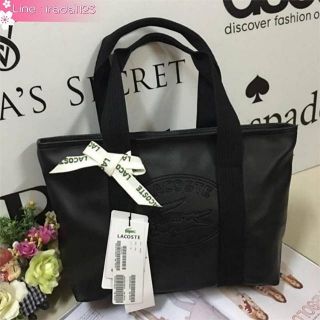 LACOSTE TOTE BAG WITH ZIP ของแท้ ราคาถูก