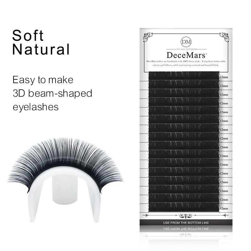 Decemars Lashes ขนตาปลอม คลาสสิค คละขนาด วอลลุ่ม รัสเซีย และเมก้า ด้าย โดยด้ายเพิ่มความยาวขนตา ต่อขนตา แต่งหน้า - รูปที่ 2