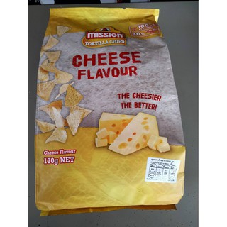 Mission Cheese Flavoured Tortilla Chips 170g ราคาพิเศษ