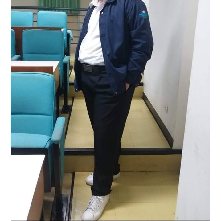 กระบอกใหญ่ เอว 40-60 นิ้ว กางเกงทำงาน สแลค ผ้าไม่ต้องรีด  ไซส์ใหญ่ Big Size เอว 40-60 นิ้ว แบบมีจีบหน้า  ใส่สบาย ราคา ถูกที่สุด ดีลบีเคเค แกลเลอรีภาพที่ 6