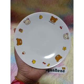 Rilakkuma จานขนม จานแบ่ง น้องคุมะ ลายรอบจาน น่ารักมากคร้า