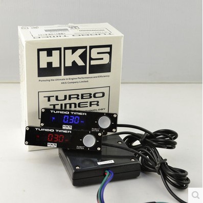 HKS 12V รถ Universal Turbo Timer จอแสดงผล LED Boost Timer Controller