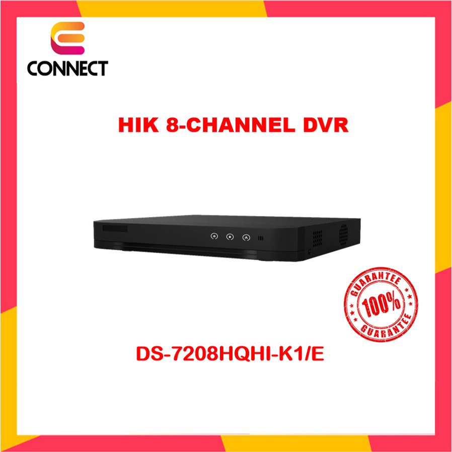 HIKVISION iDS-7208HQHI-M1/E (ใหม่ REPLACEMENS-7208HQHI-K1/E) 8-CHNEL ANALOG FULL HD 1080P H.265 DVR