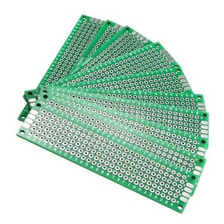 แผ่น PCB 2x8 cm สองหน้า FR-4 double side prototype PCB printed circuit board