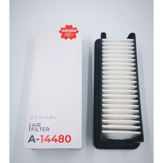 กรองอากาศ ไส้กรองอากาศ Air Filter SUZUKI CELERIO(เซเลลีโอ้) เครื่อง1.0 ปี 2015ขึ้นไป SAKURA