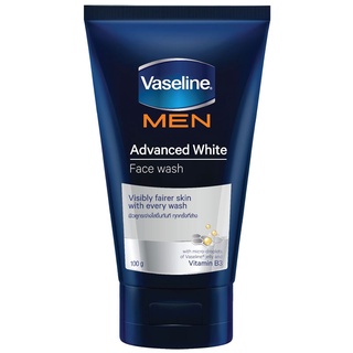 Vaseline Men Advanced Bright Face Wash 100g.วาสลีนเมนโฟมล้างหน้าแอดวานซ์ไบรท์ 100กรัม