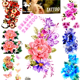 แทททู 4ใบ100บาท ดอกไม้ รอยสักชั่วคราว tattoo