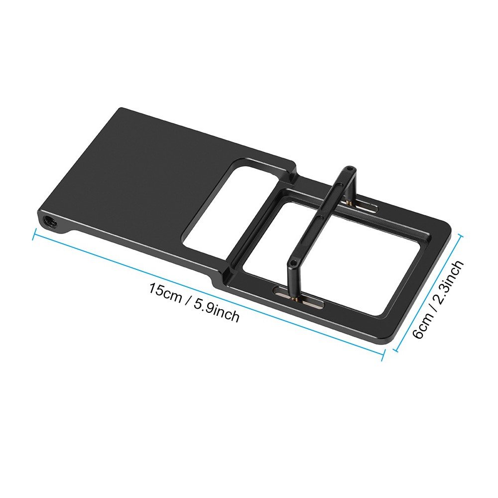 แผ่น PC ยึดกล้อง GoPro Hero 7 / 6 / 5 / 4 / 3+ Xiaomi yi for Osmo Smartphone Gimbal Stabilizer
