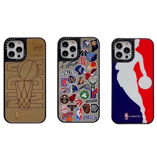 เคสโทรศัพท์มือถือ แบบกระจก ลาย NBA Casetify สําหรับ iPhone 14 13 12 11 Pro Max Plus