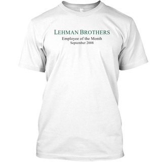 เสื้อยืด พิมพ์ลาย Lehman Brothers Political Humor แฟชั่นสําหรับผู้ชาย