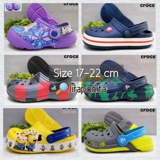 รองเท้าเด็ก ร้องเท้าแตะ 🐊Crocs🐊 (มือสอง) set 2 🍎Size 17 - 22 cm🍎