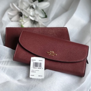 Coach Crossgrain Envelope Wallet