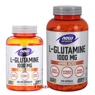 ♦️L-Glutamine 1000 mg. 120/240 Capsules (พร้อมส่ง)