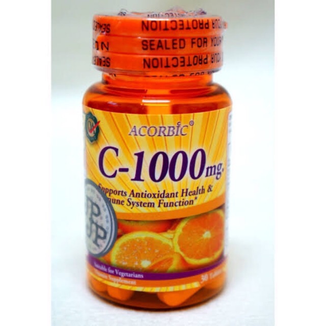 วิตามินซี ACORBIC C-1000 MG ของแท้ 100%