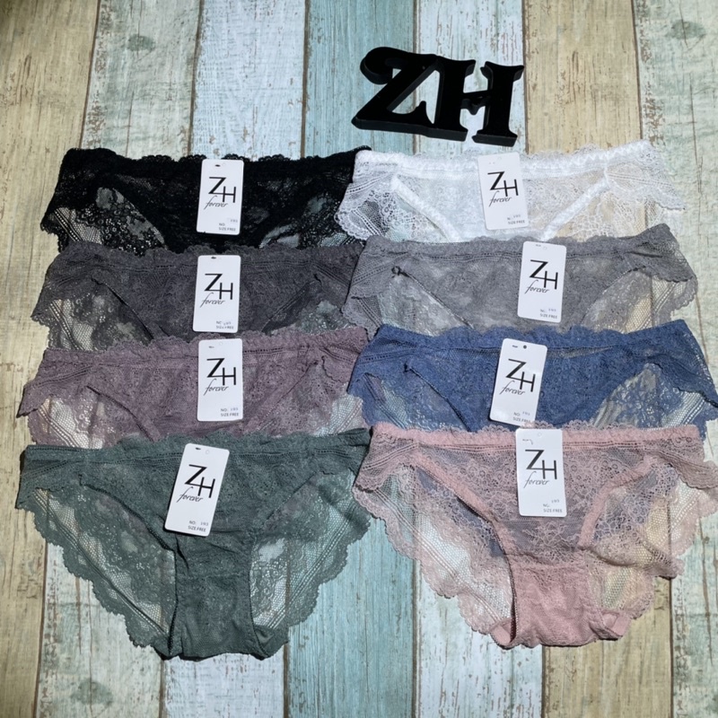 กางเกงชั้นในลูกไม้เอวต่ำเซ็กซี่ZH.224