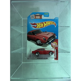 Hot wheels Aston Martin 1963 DB5 2016 THEN AND NOW 1 OF 10 (Red) แพคแตก 007 JAME BOND