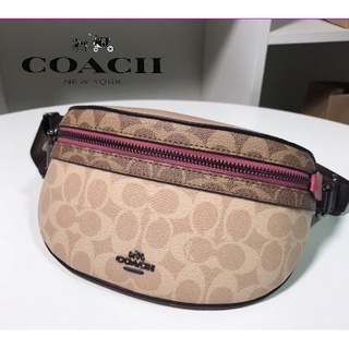 กระเป๋าคาดเอว Coach แท้ F89301 กระเป๋าคาดเอวผู้ชายและผู้หญิง / crossbody bag / กระเป๋าคาดอก / กระเป๋าหน้าอก