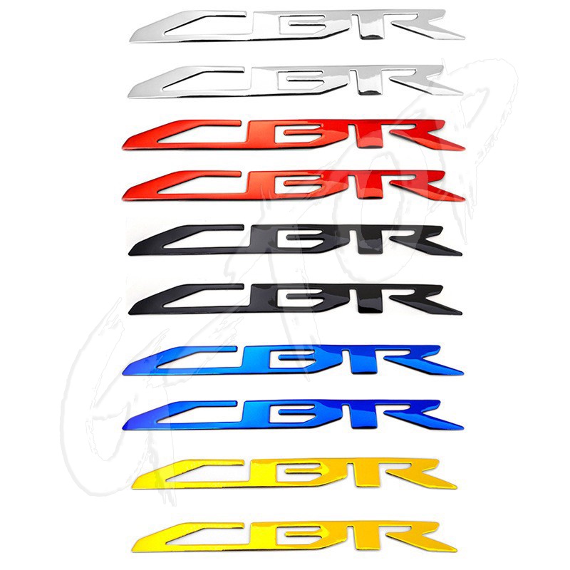 สติ๊กเกอร์ 3d สําหรับตกแต่งรถจักรยานยนต์ honda cbr badge 300 1000 2 ชิ้น MT98