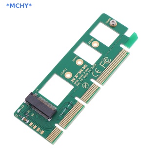 Mchy&gt; อะแดปเตอร์แปลงการ์ดไรเซอร์ NVMe M.2 NGFF SSD เป็น PCI-E PCI express 3.0 16x x4