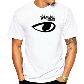 เสื้อยืดผ้าฝ้ายพิมพ์ลายขายดี เสื้อยืดแขนสั้น ผ้าฝ้าย พิมพ์ลาย Tobymac Eye On It สีขาว สําหรับผู้ชาย ไซซ์ S ถึง 3xl 2022